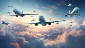 Michaelbarnard many passenger jets flying through the sky b32d3728 1db2 4668 9819 afe9eaa70f9d 800x445